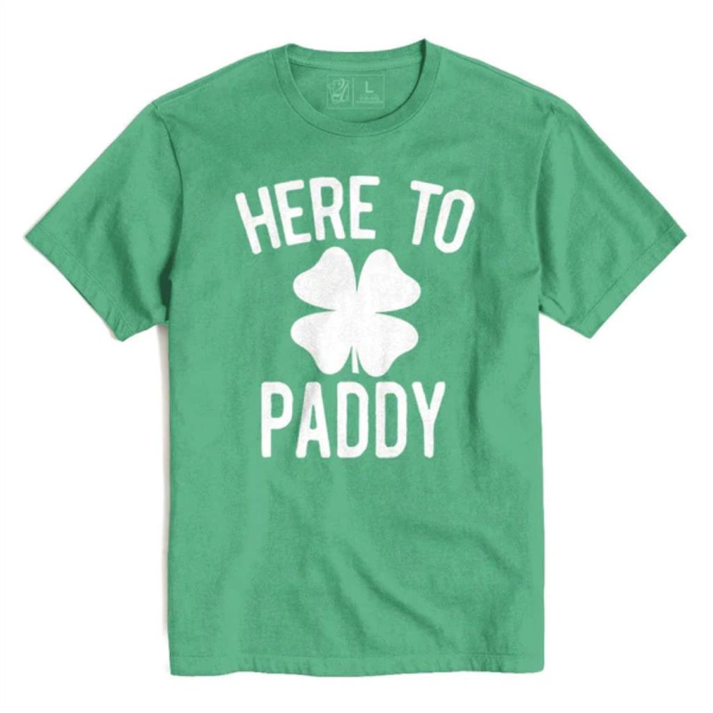 Here to paddy st. patrick's t's and crews shirt