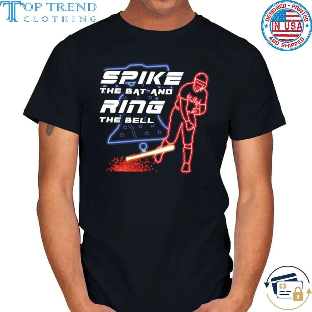 Nice hoskins bat spike spike the bat and ring the bell shirt