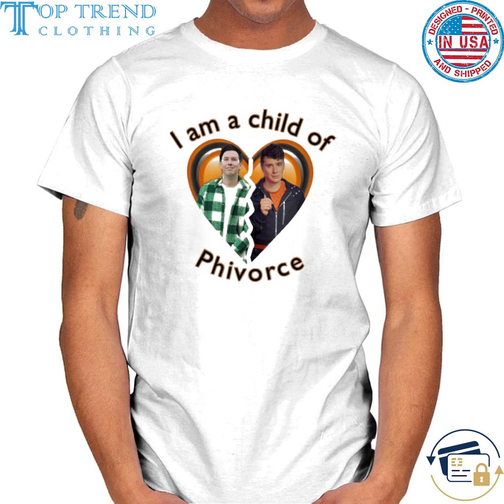 Nice i am a child of phivorce shirt