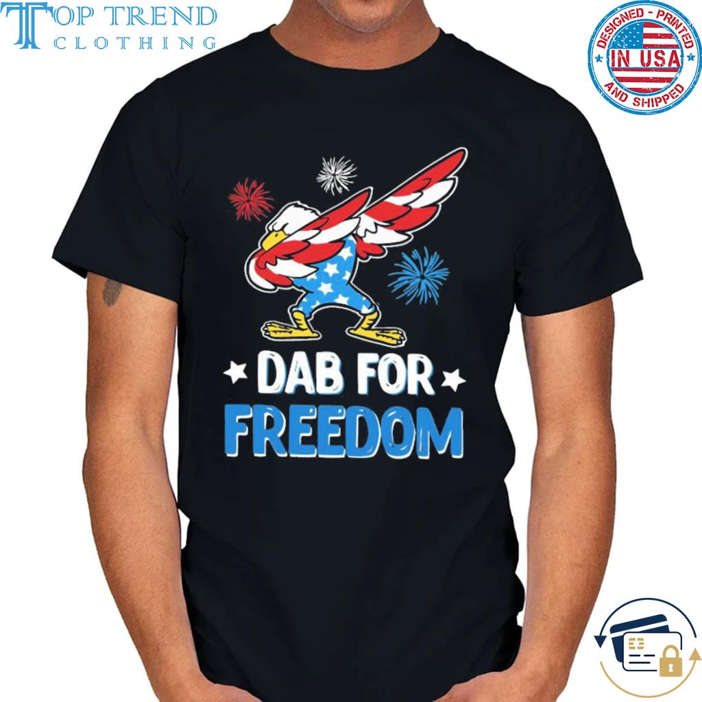 Premium dabbing eagle dab for freedom marked cricetus American independence shirt