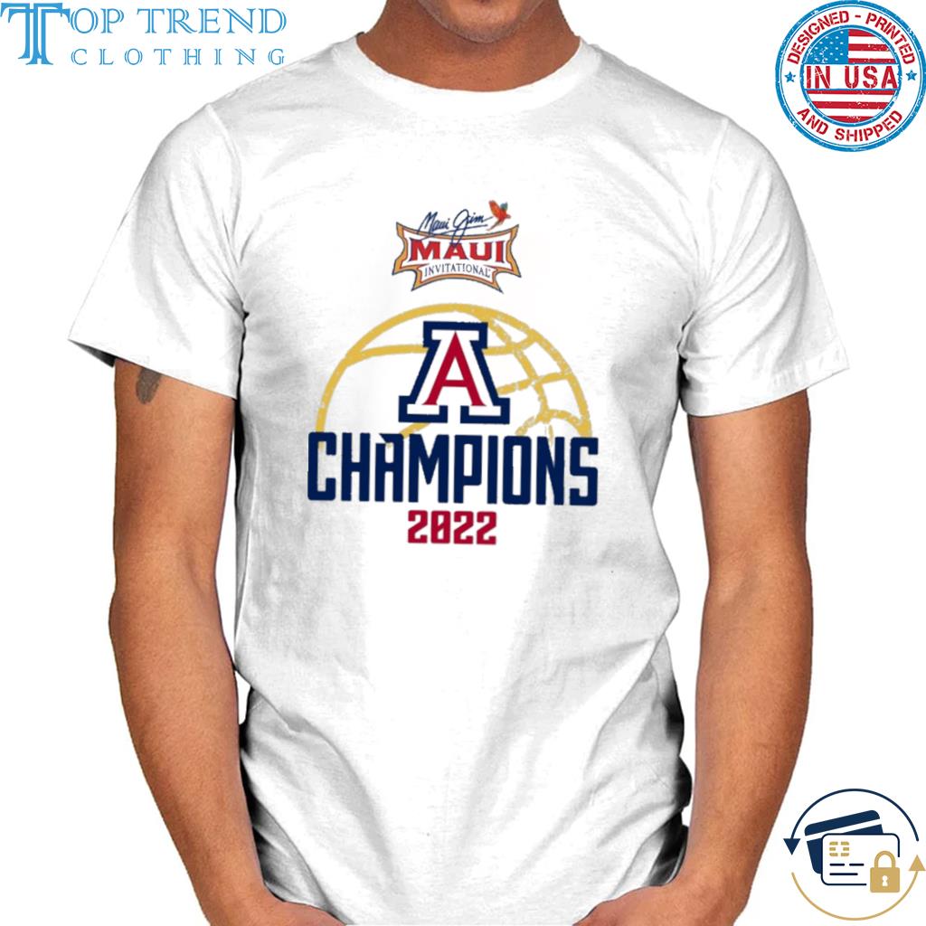 Arizona basketball maui champion 2022 shirt