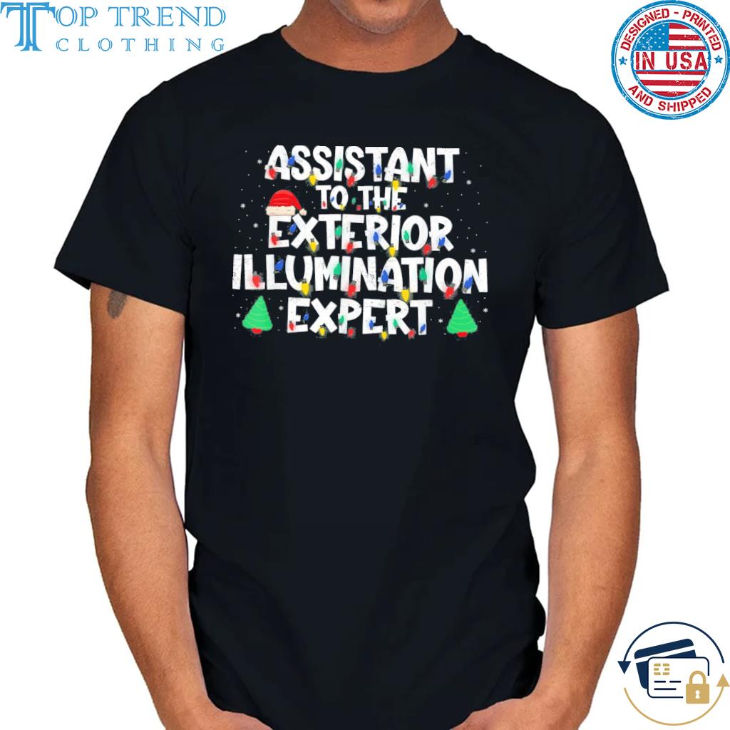 Assistant to the exterior illumination expert Christmas lights sweater