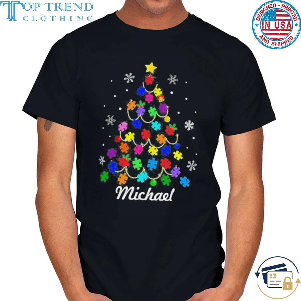 Awesome autism Christmas tree michael sweater