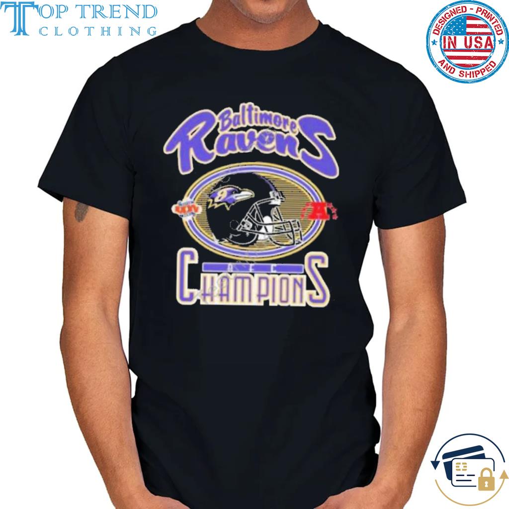 Baltimore ravens afc champions shirt