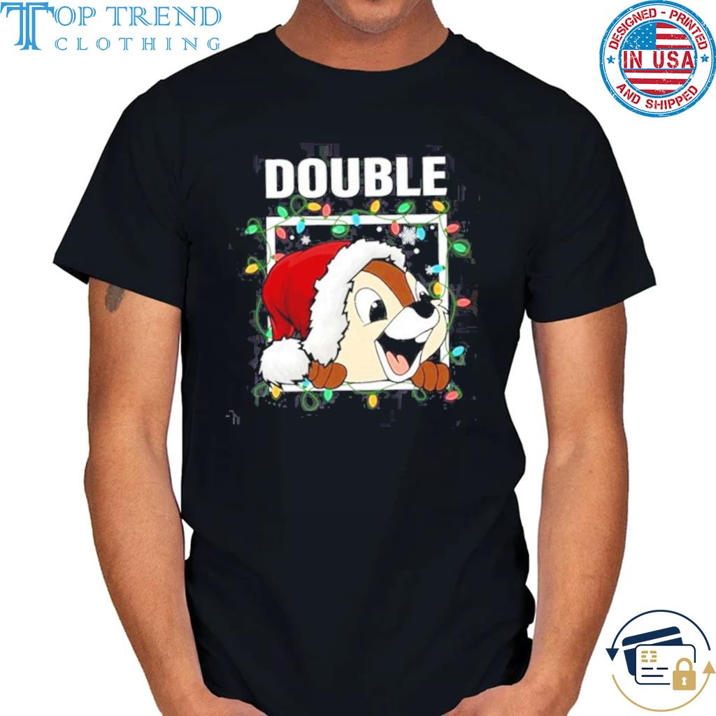 Disney couples chip n dale double trouble Christmas light sweater