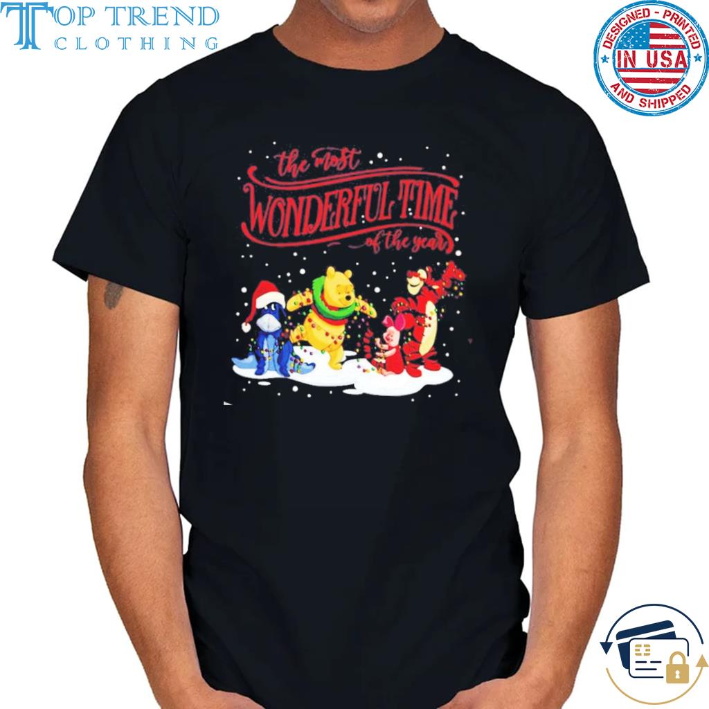 Disney winnie and friends the most wonderful time of the year 2022 Christmas sweater