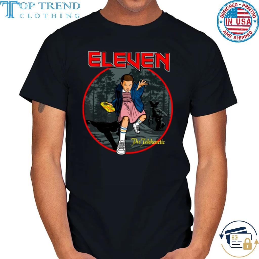 Eleven The Telekinetic Stranger Things X Iron Maiden Band shirt
