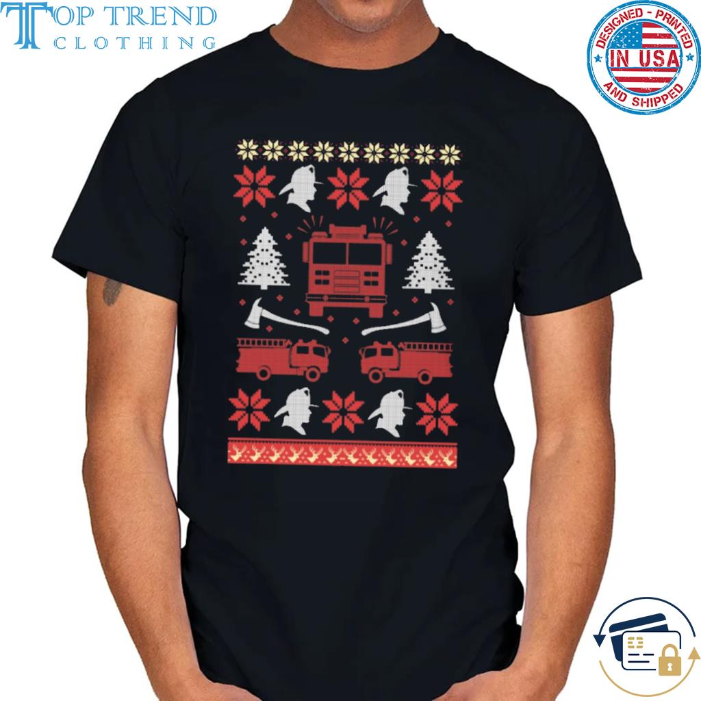 Fire fighter 2022 ugly Christmas sweater