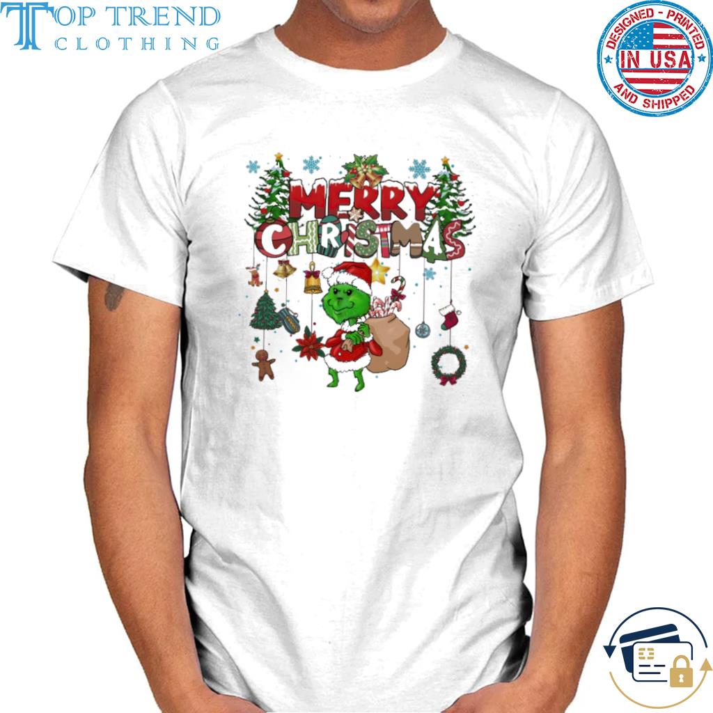Funny santa Grinch Merry Christmas Sweatshirt