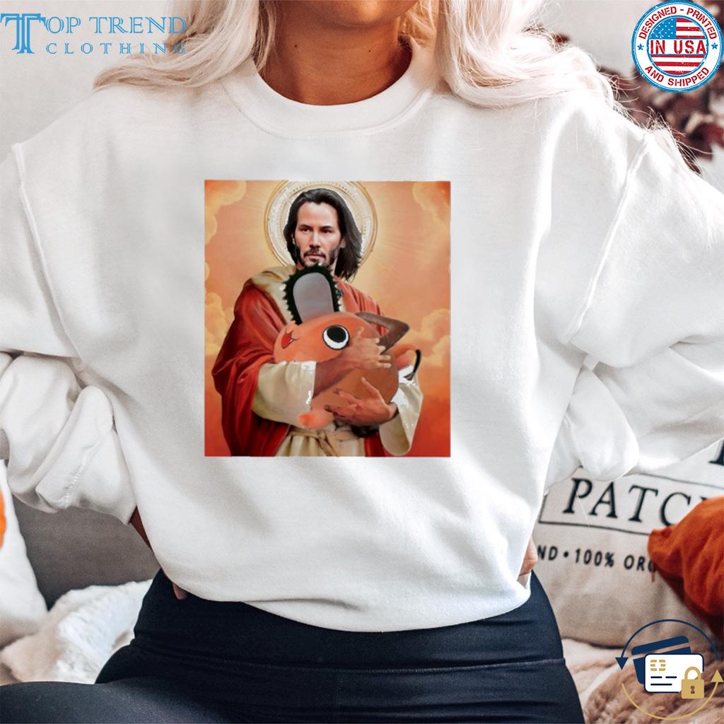 Keanu reeves cares for and protects pochitas s sweater