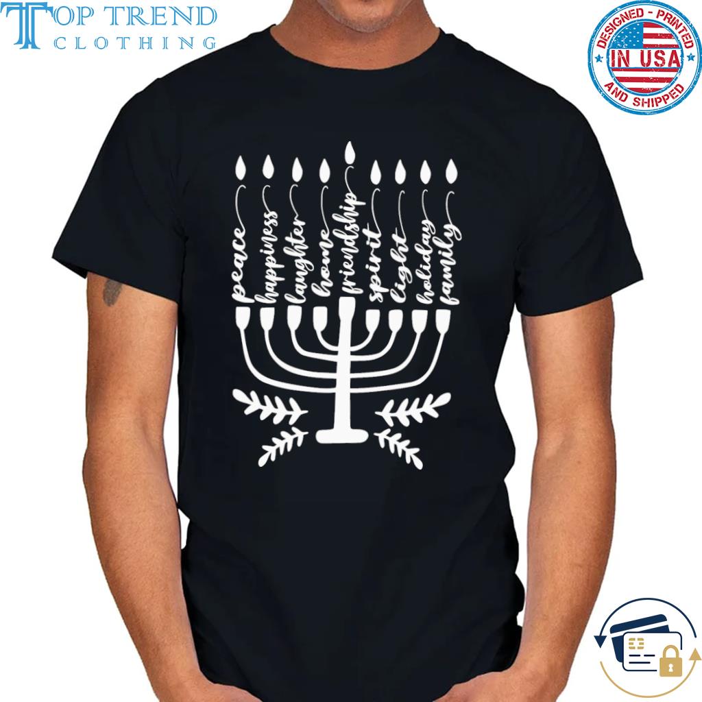 Official happy hanukkah jewish sayings shirt