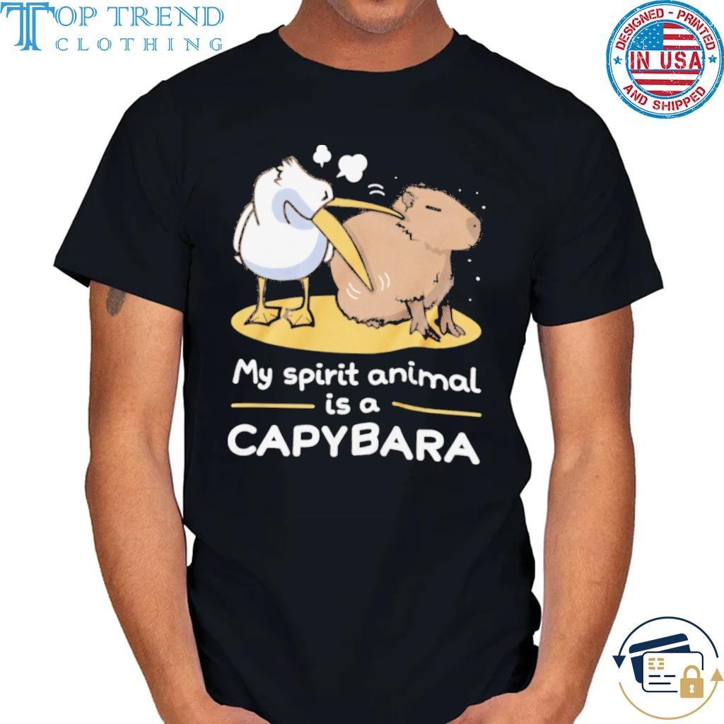 Official my Spirit Animal is A Capybara T-shirt