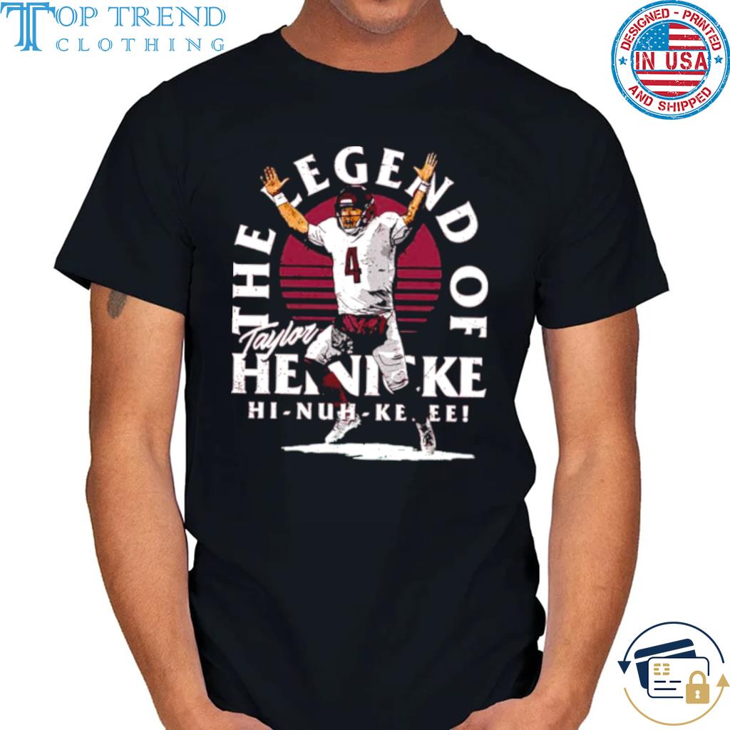 Official taylor Heinicke Washington Commanders The Legend Shirt