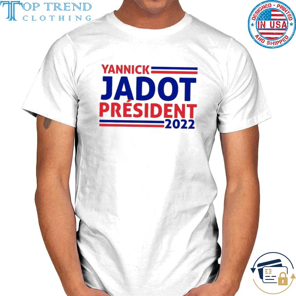 Oficial yannick jadot presidential elections france 2022 shirt