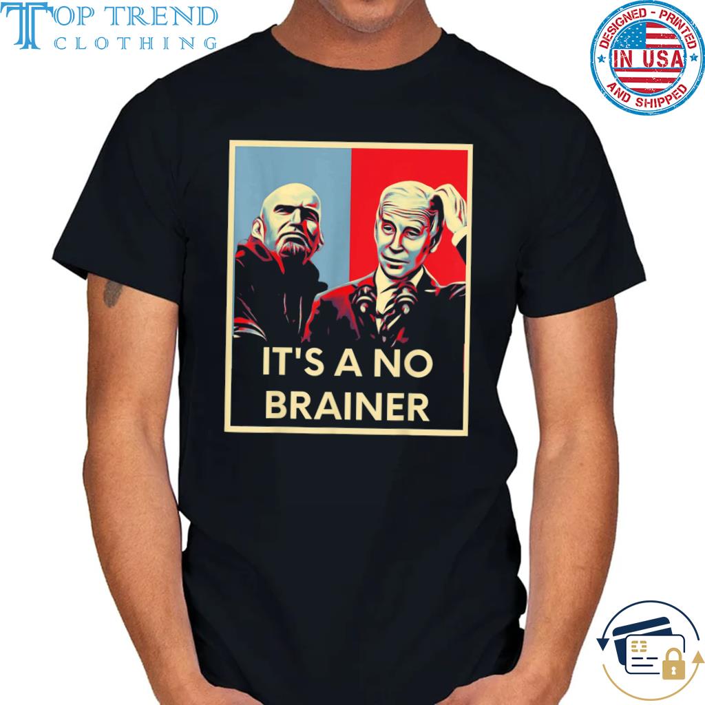 Original biden fetterman 2024 it's a no brainer Trump xmas political shirt