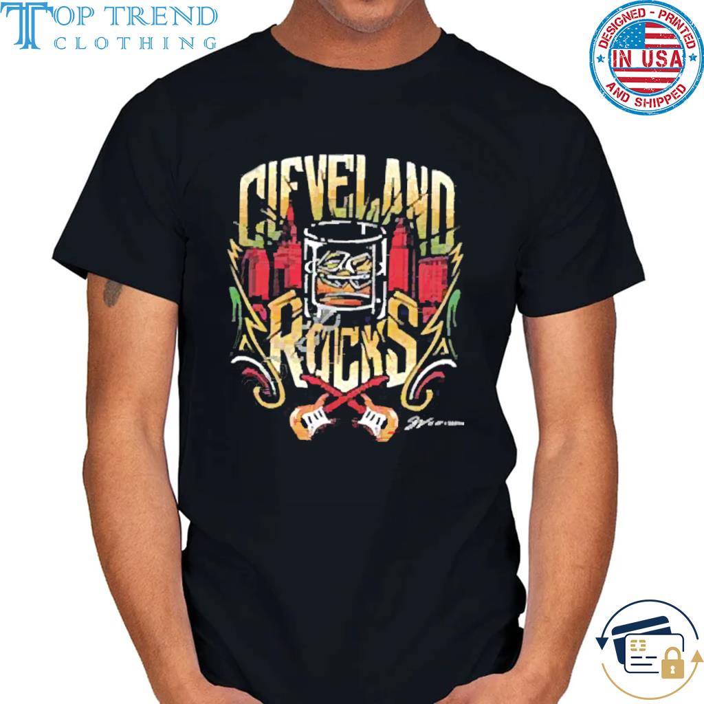Original gvartwork Rock N Roll Cleveland Whiskey Shirt
