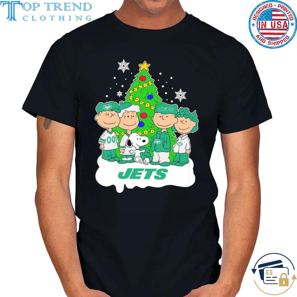 Original snoopy the Peanuts new york jets Christmas sweater