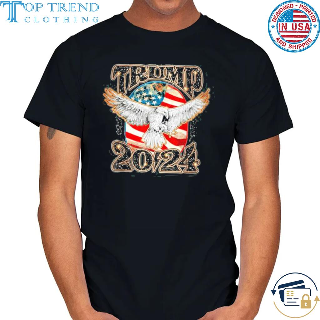 Original trump 2024 eagle flag America Classic Shirt