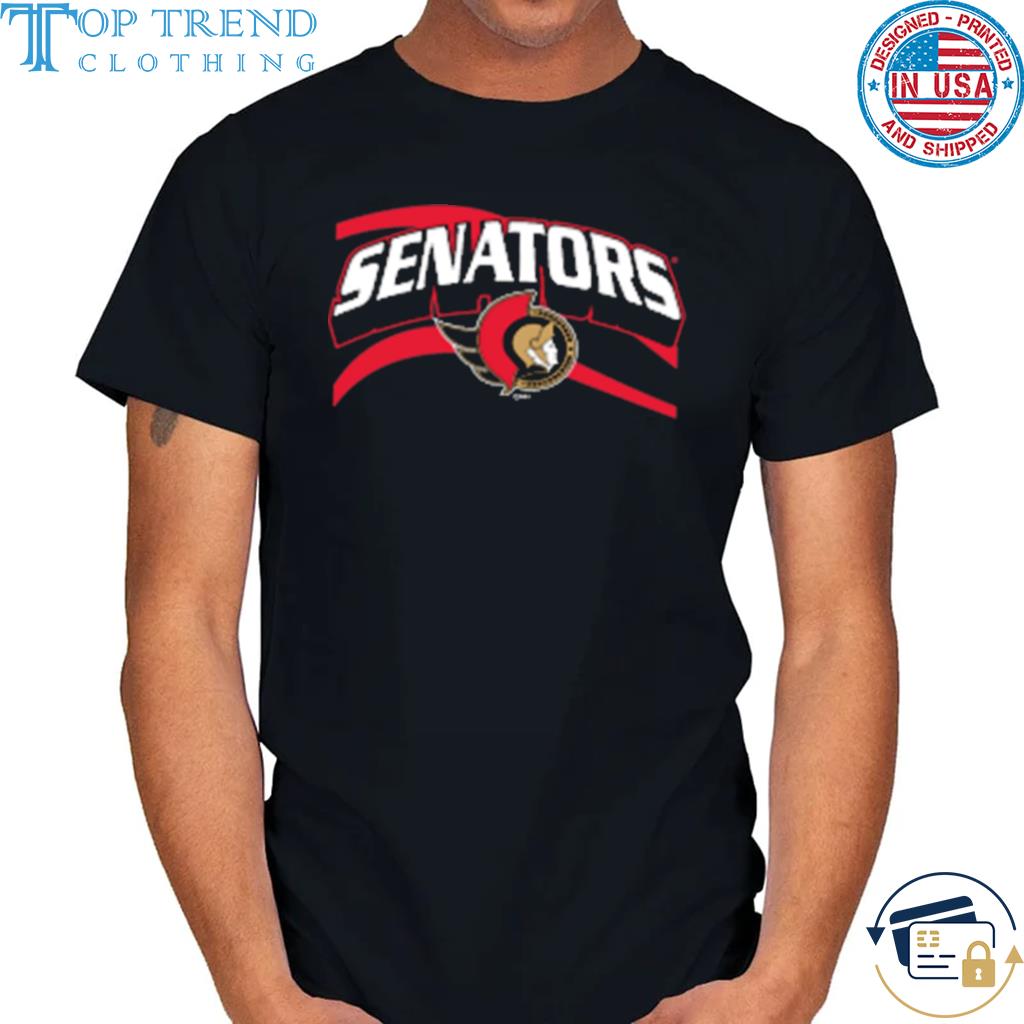 Ottawa senators black team jersey inspired shirt