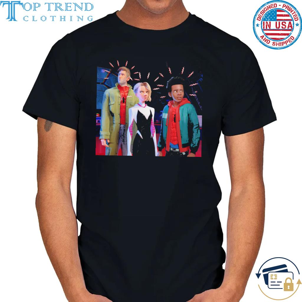 Peter Parker Gwendolyn Stacy Miles Morales Shirt