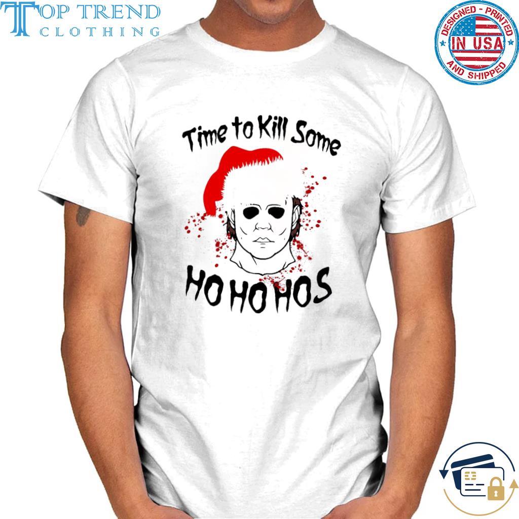 Santa Michael Myers time to kill some ho ho hos Christmas Sweater