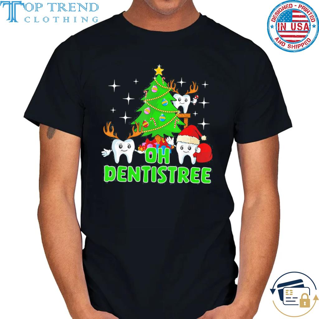 Santa oh dentistree Christmas tree sweater