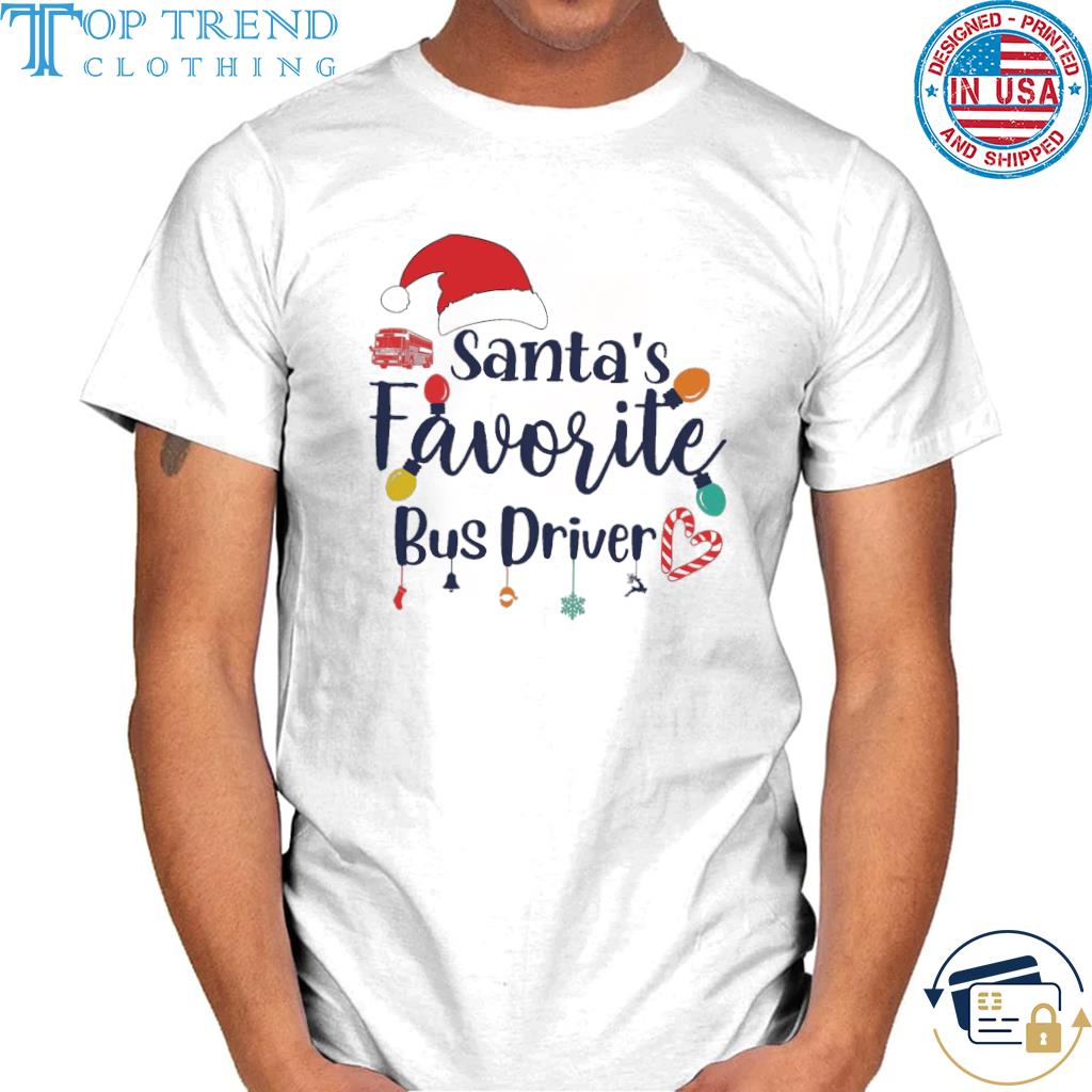 Santa's favorite bus driver Christmas sweater