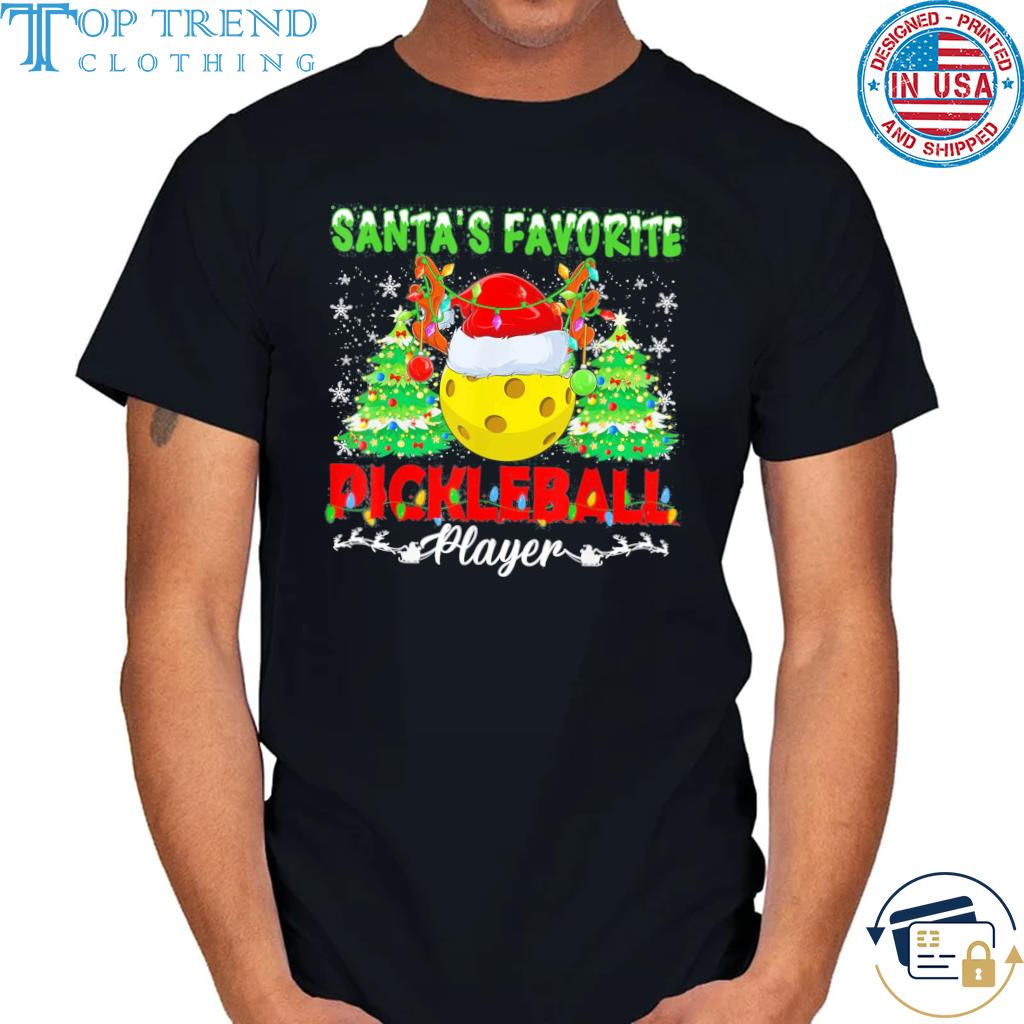 Santas Favorite Pickleball Player Christmas sweater
