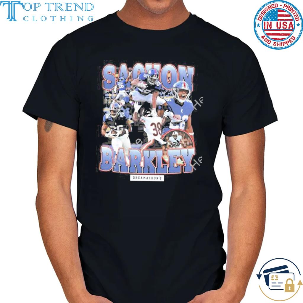 Sterling shepard wearing saquon barkley new shirt