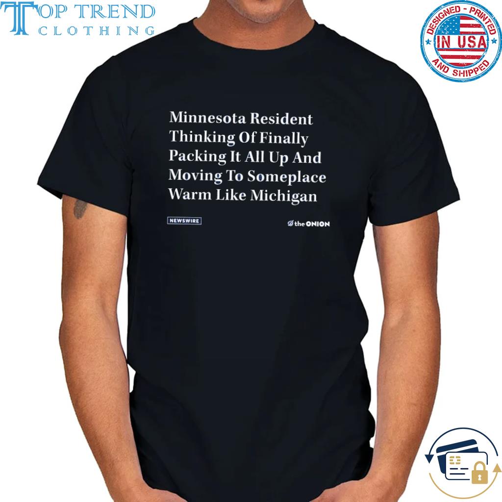 The onion minnesota resident vintage shirt