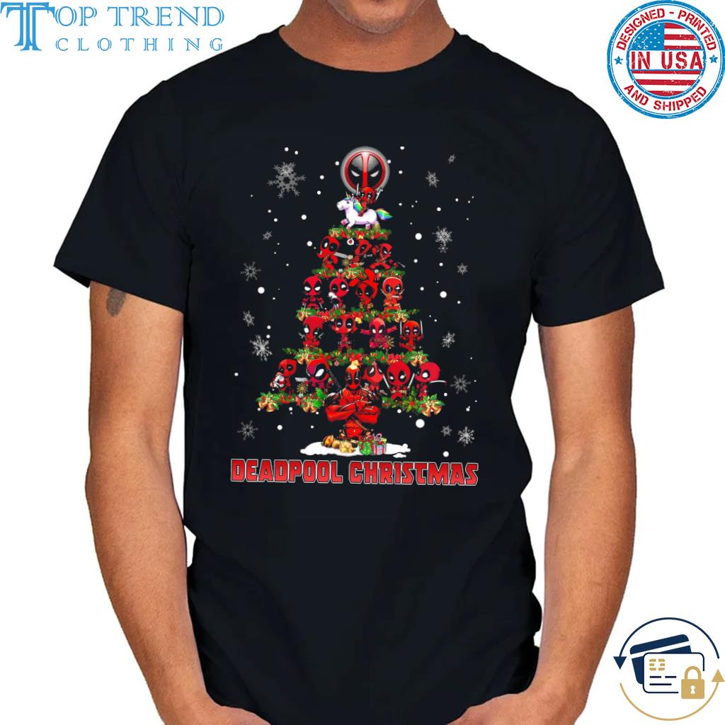 Top chibi Deadpool Christmas Tree 2022 Sweater