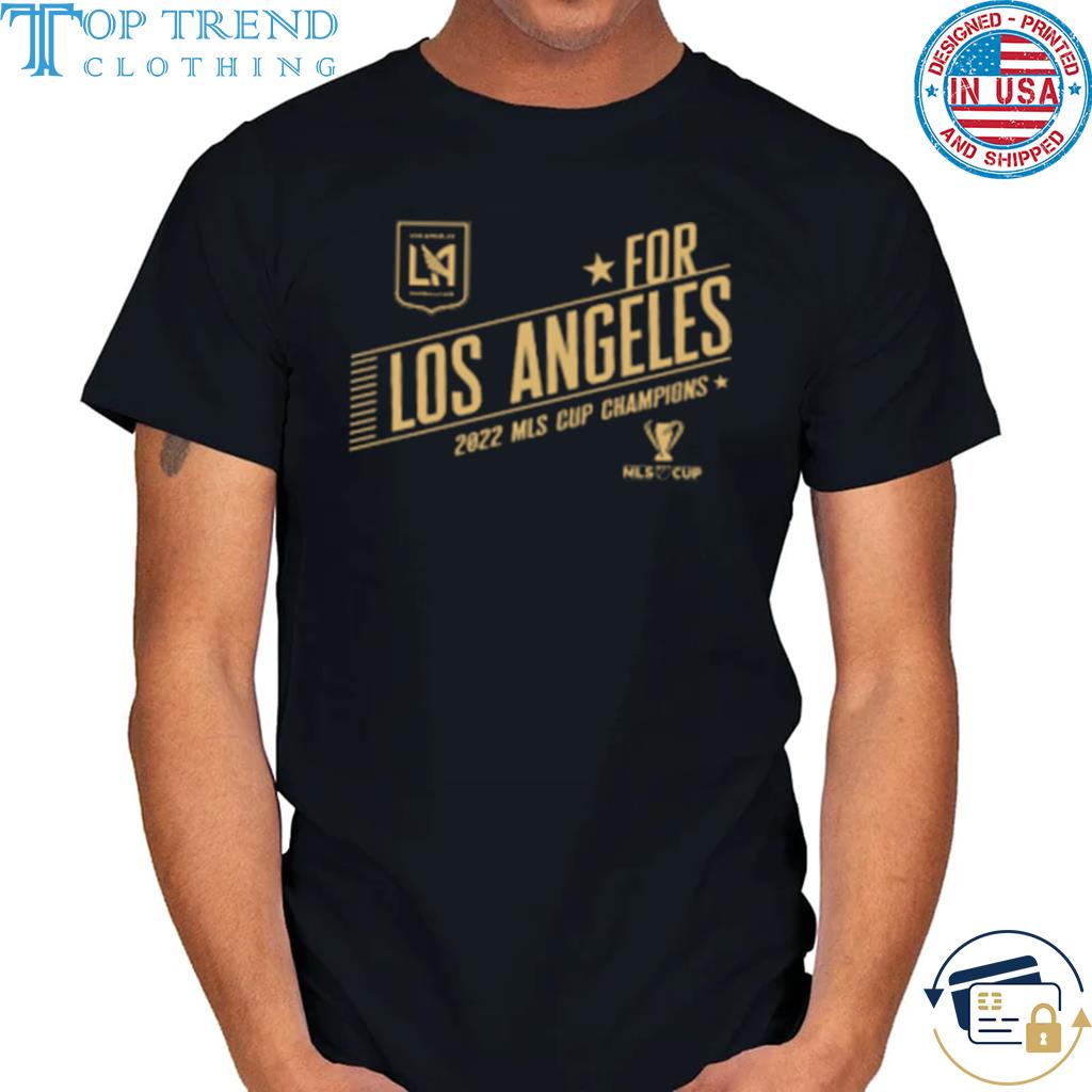 Top lafc for los angeles 2022 mls cup champions save shirt