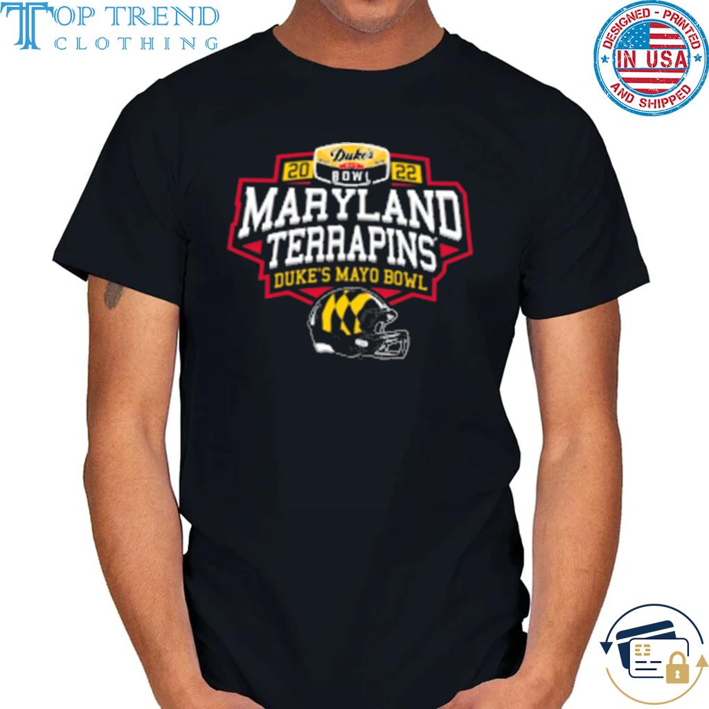 2022 duke's mayo bowl maryland terrapins shirt