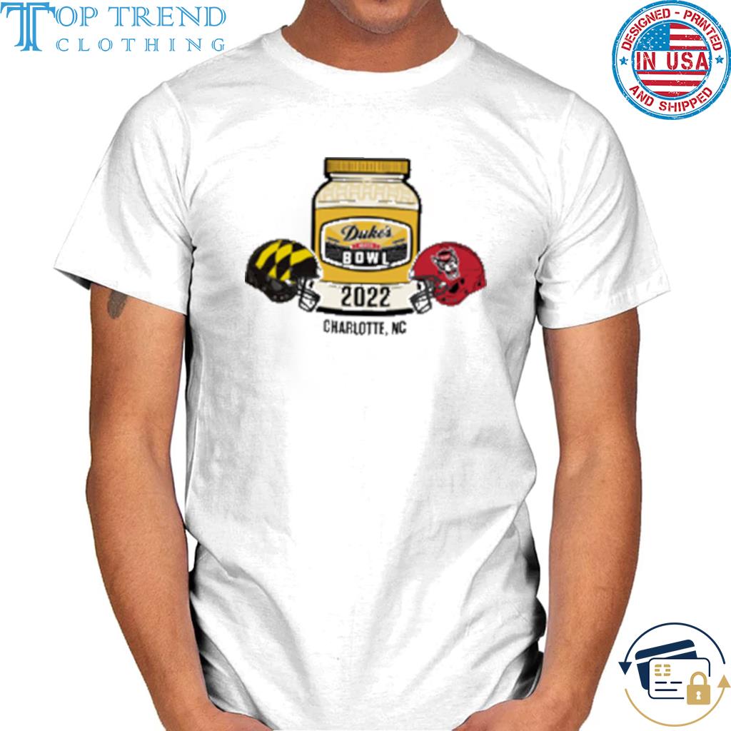 2022 duke's mayo bowl maryland vs nc state shirt