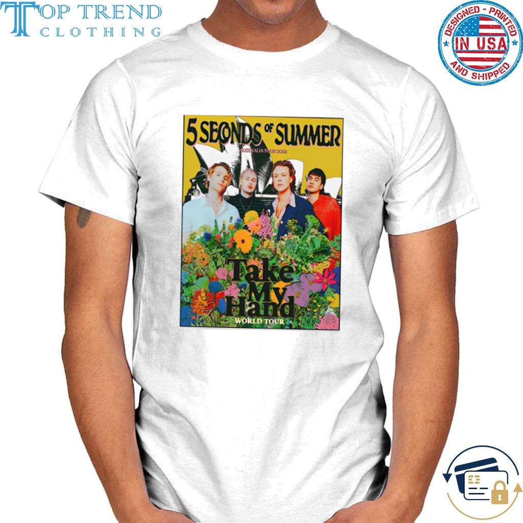 5 seconds of summer take my hand sydney event shirt