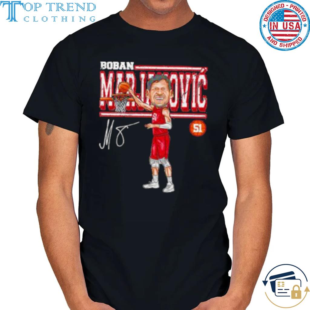 Awesome boban Marjanovic Houston Rockets basketball cartoon shirt