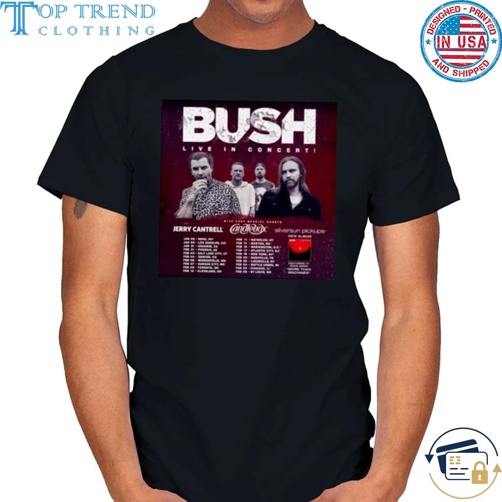 Bush Jerry Cantrell Candlebox and Silversun Pickups Tour Shirt