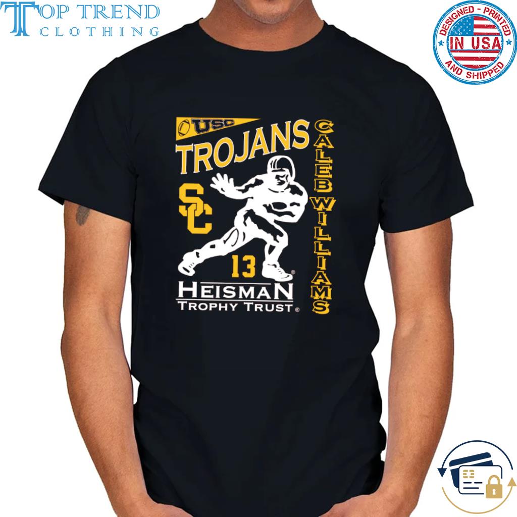 Caleb williams usc trojans blue 84 2022 heisman trophy winner shirt