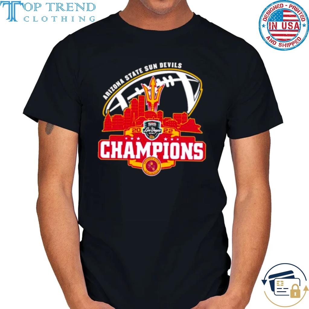 Champion Arizona State Sun Devils Logo Las Vegas City 2022 Shirt