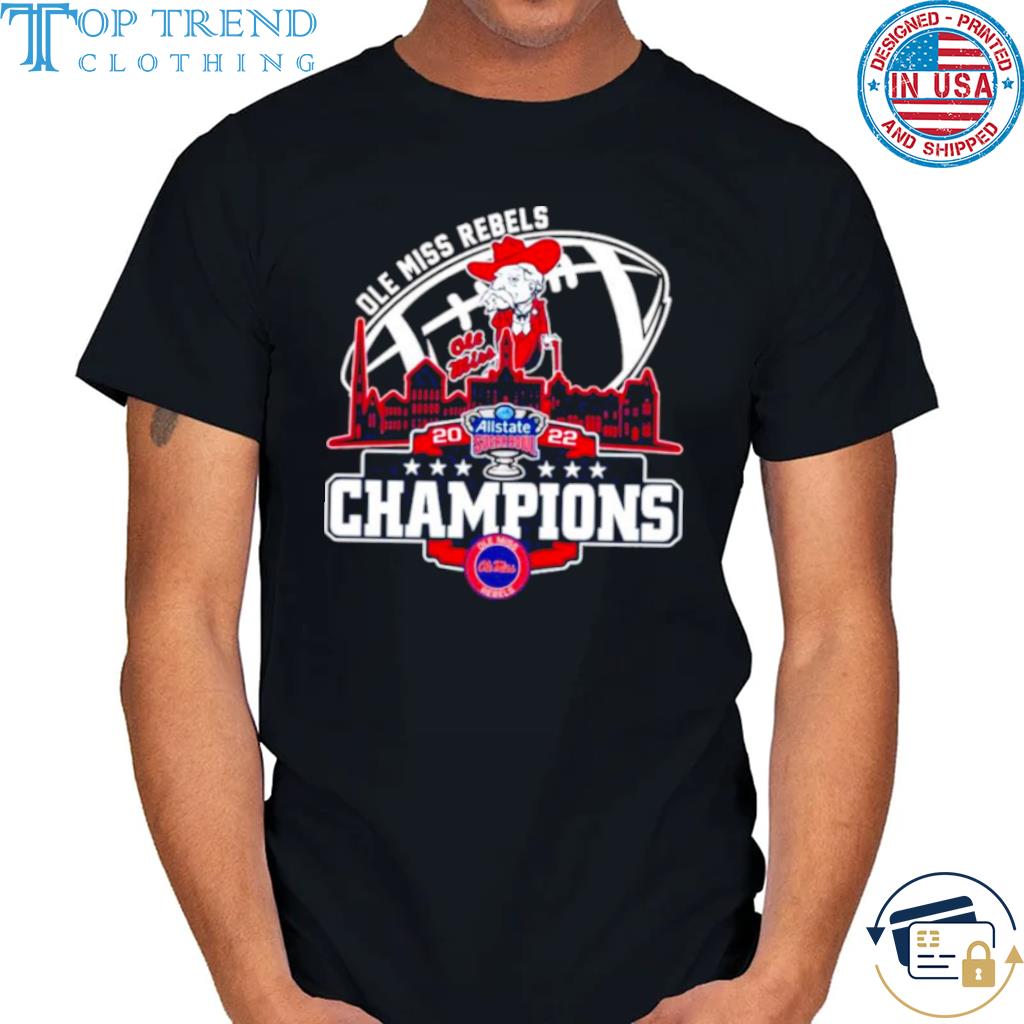 Champion Ole Miss Rebels Logo Allstate Sugar Bowl City 2022 Shirt