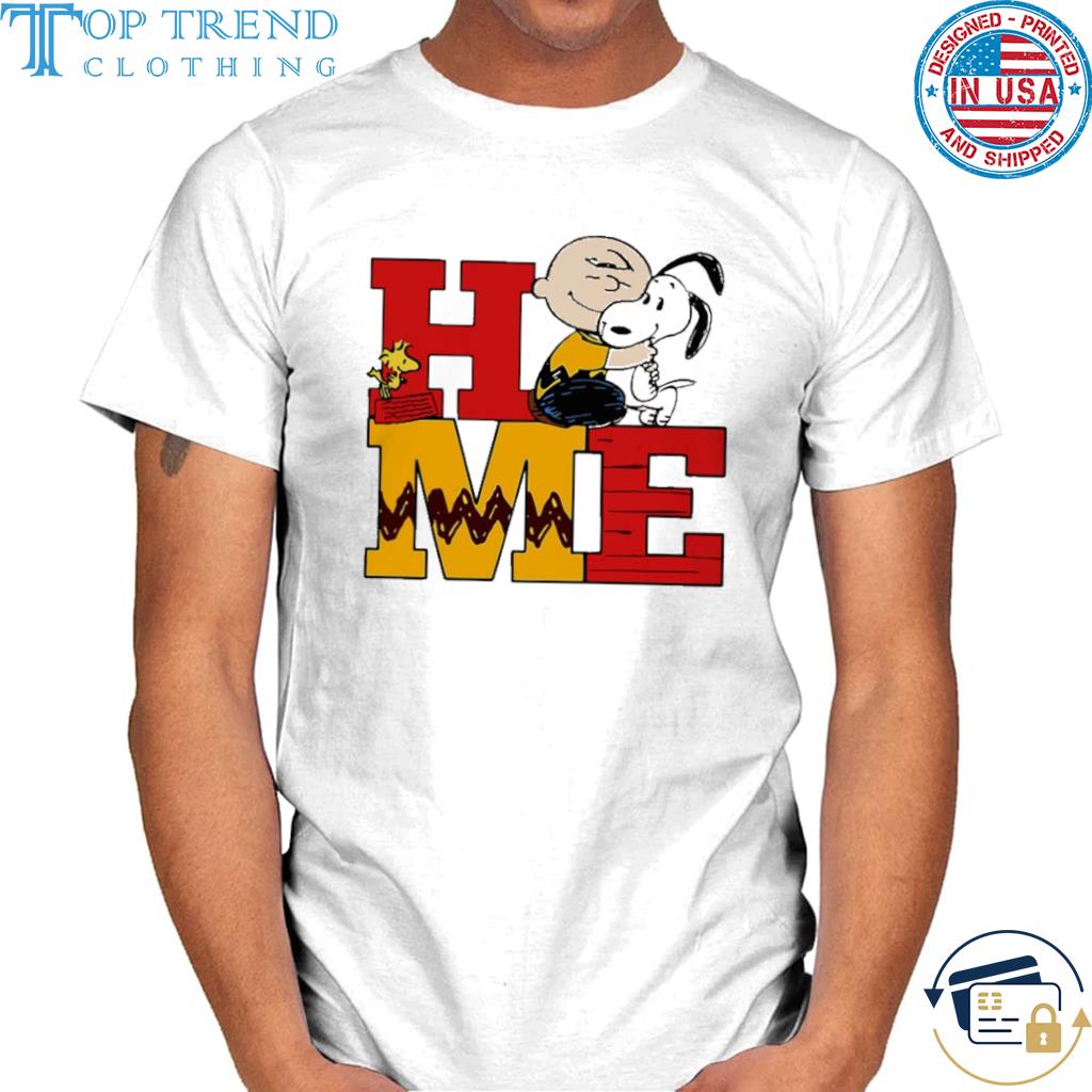 Charlie Brown and Snoopy home 2022 shirt