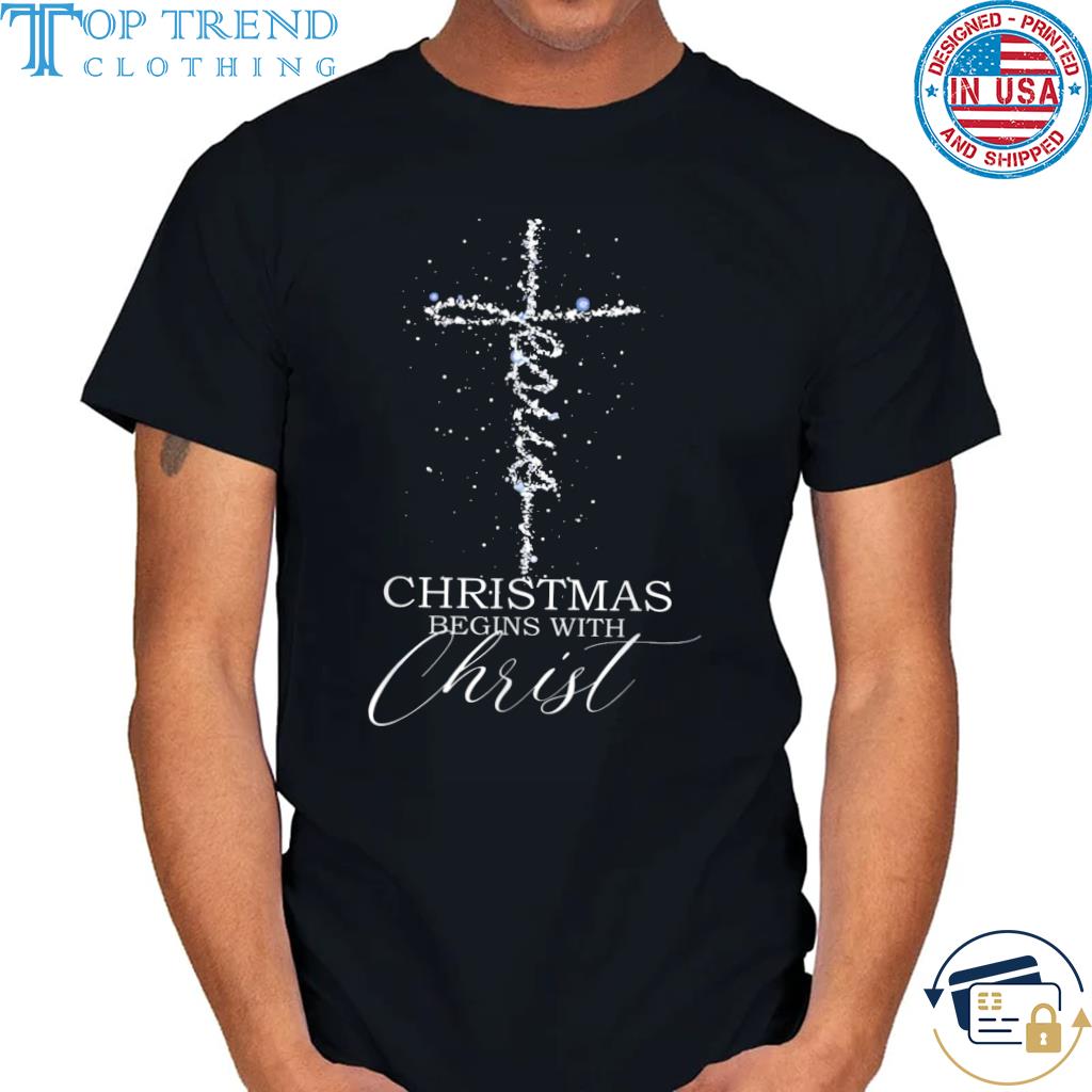 Christmas begins with christ xmas day 2022 sweater