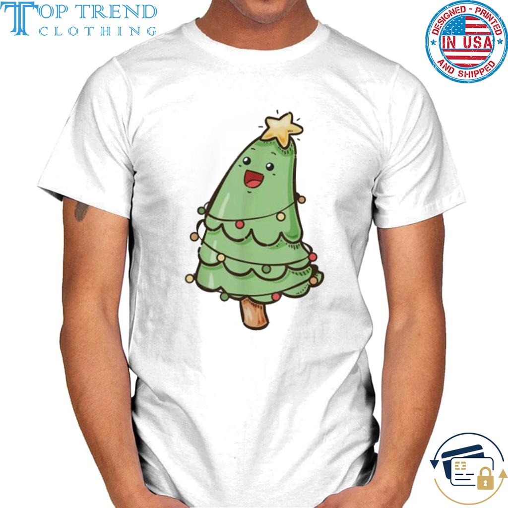 Dancing Christmas tree with star and lights sweater