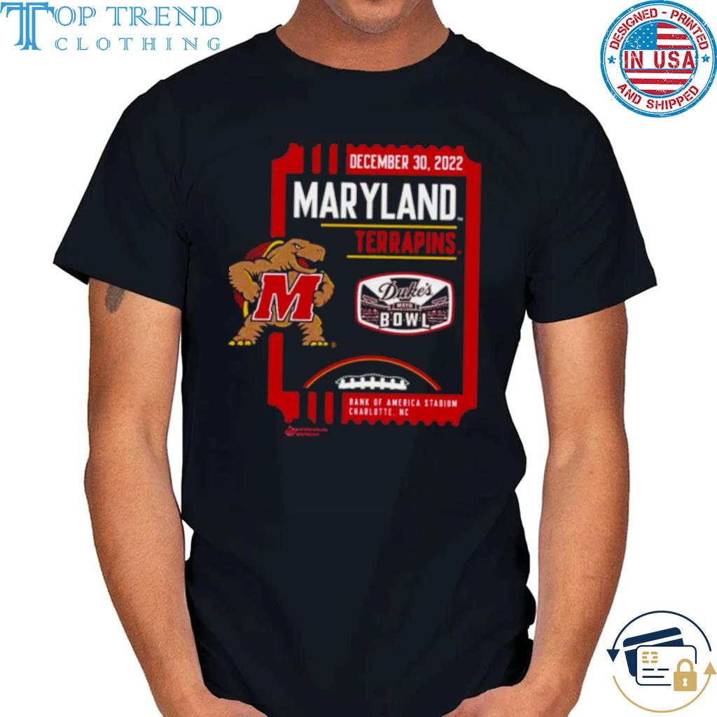 Duke’s Mayo Bowl Maryland Terrapins Bank Of America Stadium Charlotte Dec 30 2022 Shirt