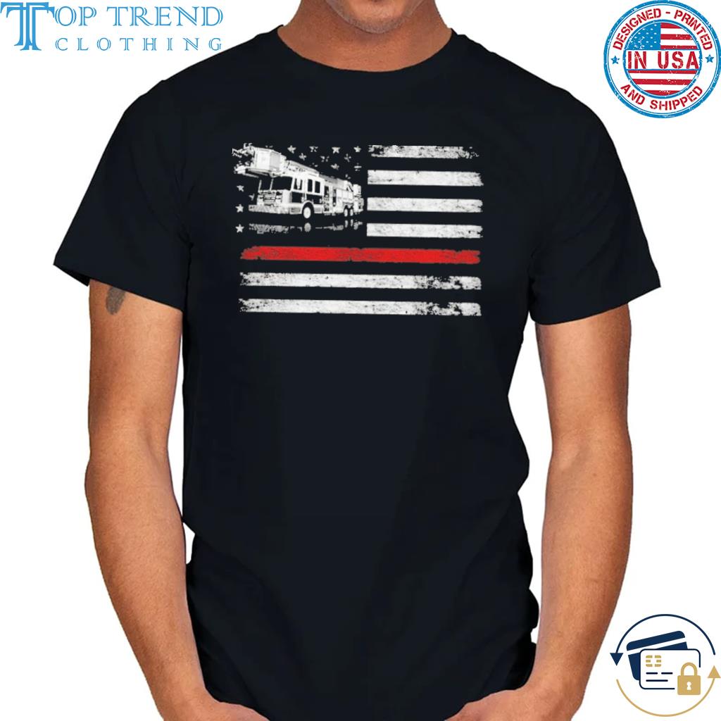 Fireman American Flag Patriotic Patriotic Shirt