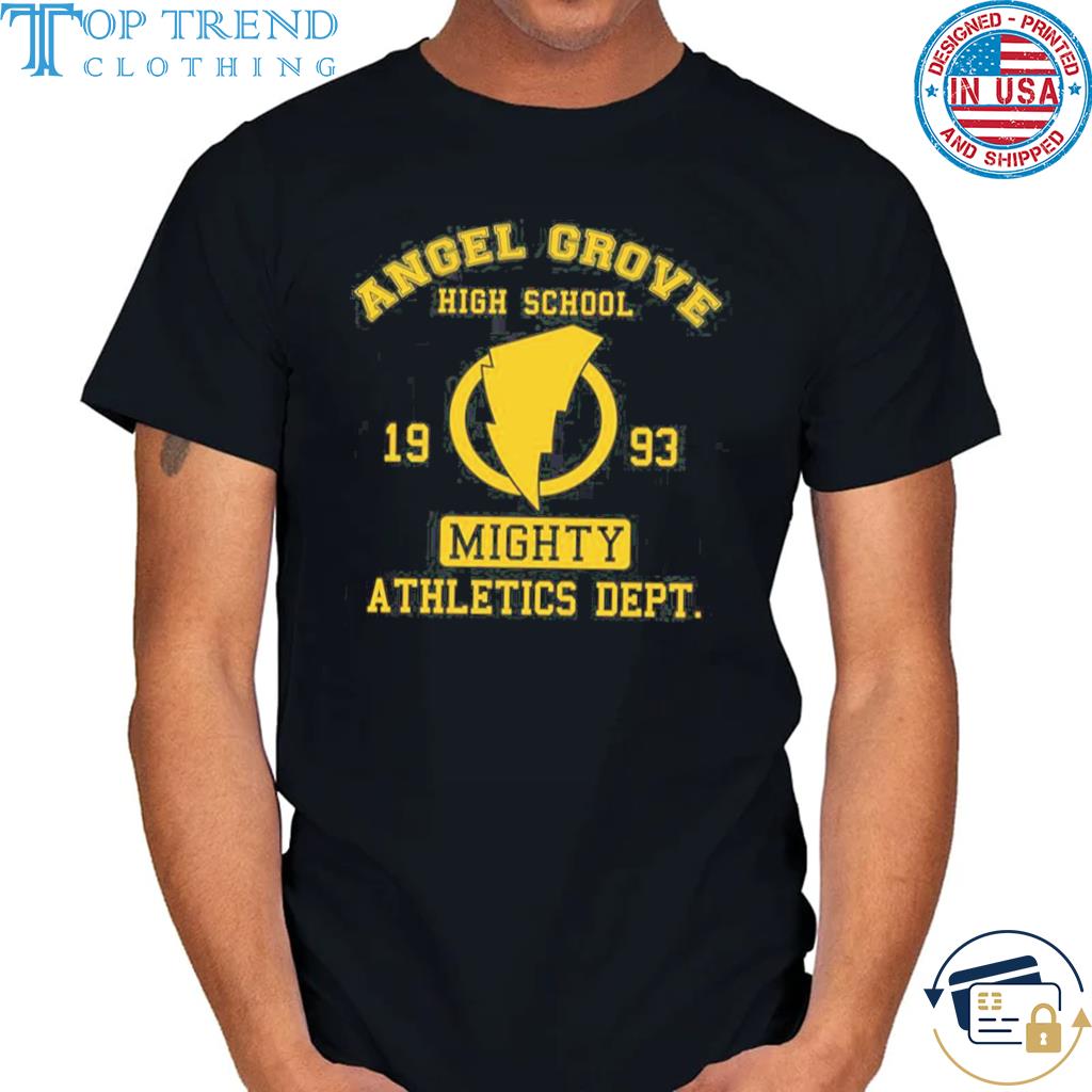 Funny angel Grove High Mighty Athletics Dept 1993 Shirt