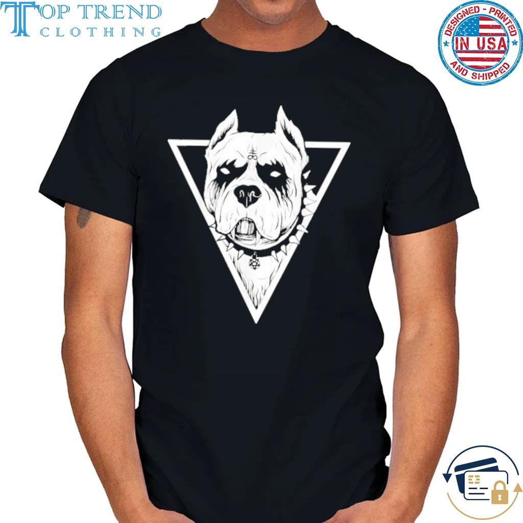 Gothic Pitbull Gift For Dog Lovers Shirt