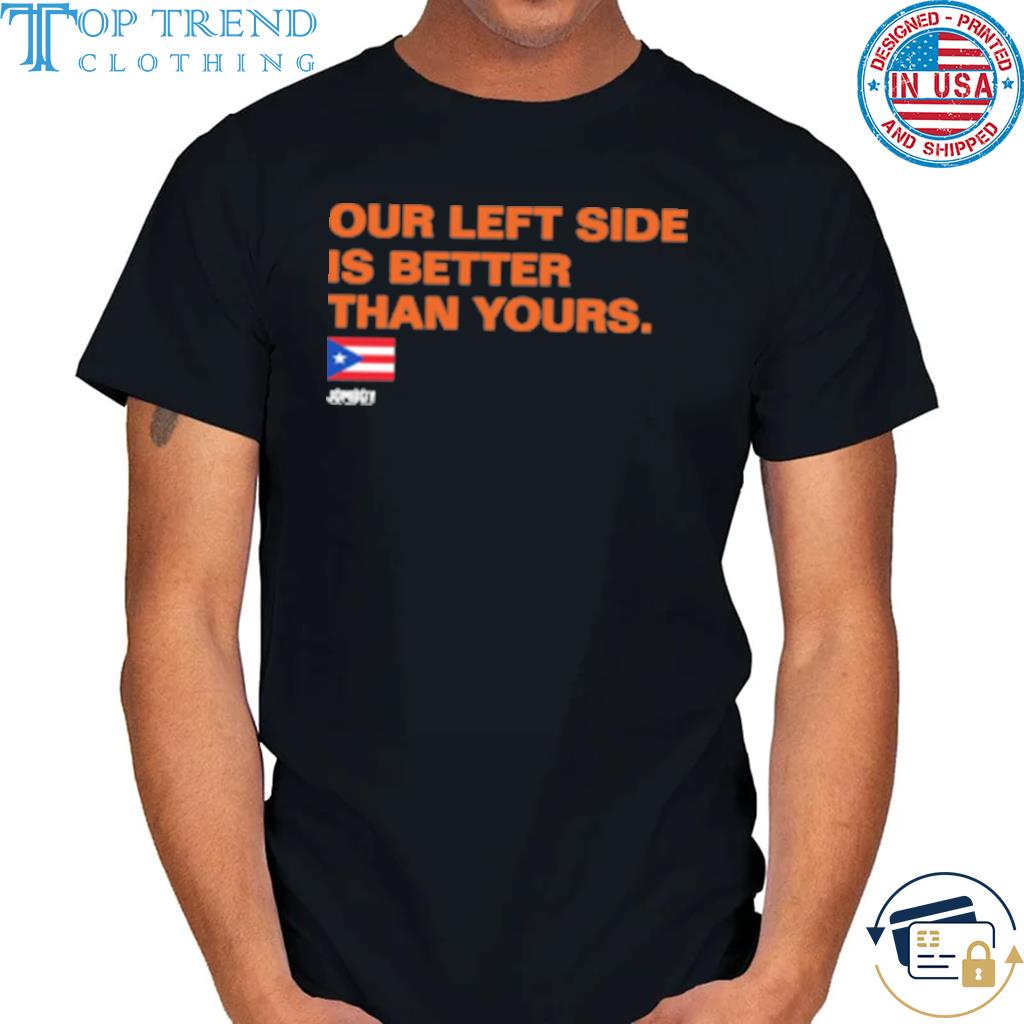 Jomboy Media Merch Our Left Side Is Better Than Yours T-Shirt