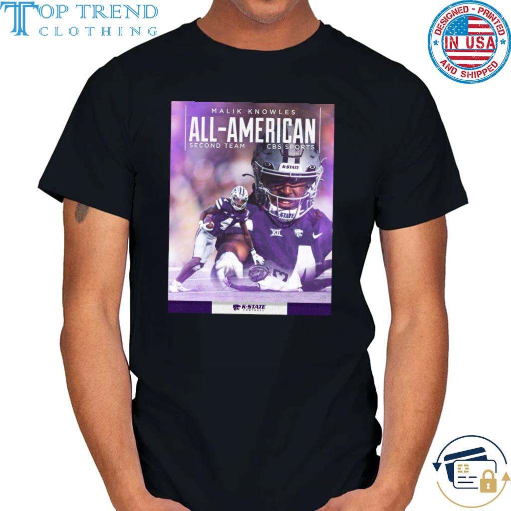 Kansas state the athletic cooper beebe Malik knowles all American first team poster shirt
