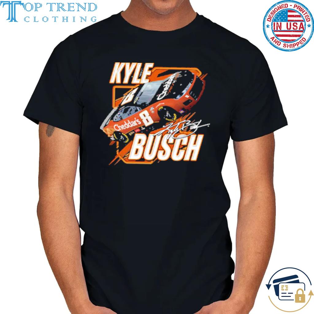 Kyle busch cheddar's car shirt